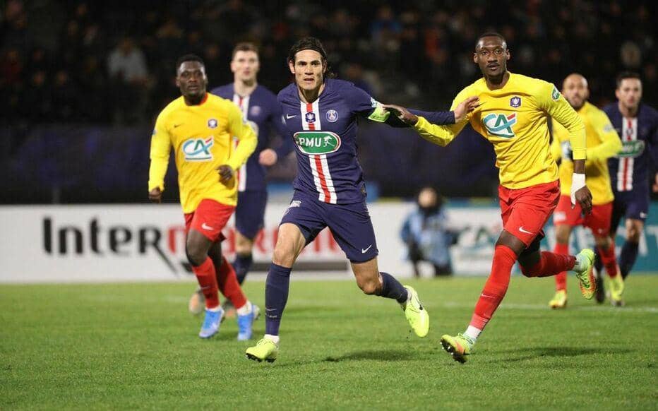 laga PSG melawan ESA Linas-Montlhery di ajang Coupe de France 2020 (leparisien.fr)