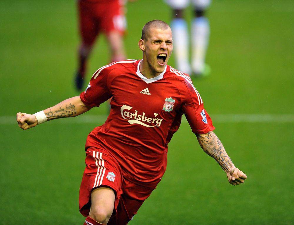 selebrasi gol Martin Skrtel (twitter.com/LFC)