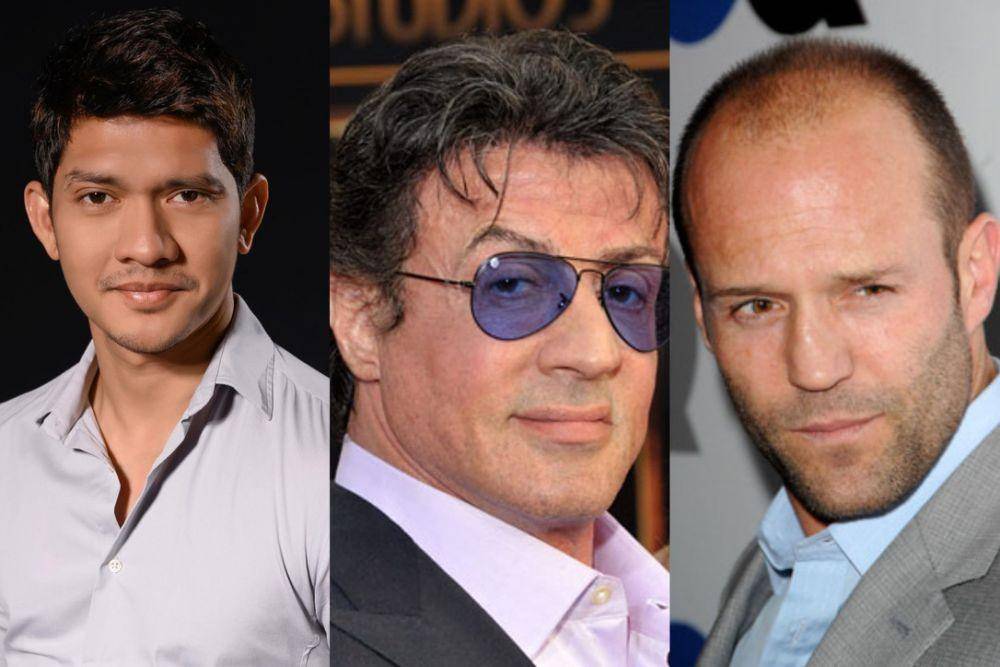 Iko Uwais, Sylvester Stallone, dan Jason Statham (instagram.com/iko.uwais | imdb.com)