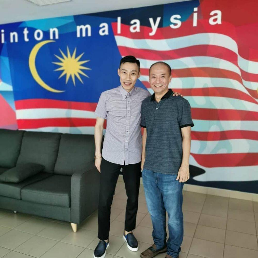 potret Hendrawan dan Datuk Wira Lee Chong Wei (leechongweiofficial)