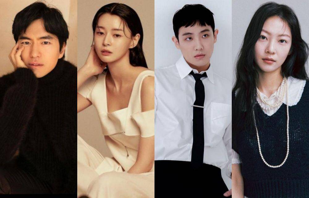 kolase potret Lee Jin Wook, Kwon Na Ra, Lee Joon, dan Gong Seung Yeon (instagram.com/bhent_official | instagram.com/hv_nara | instagram.com/praintpc_official | instagram.com/0seungyeon)