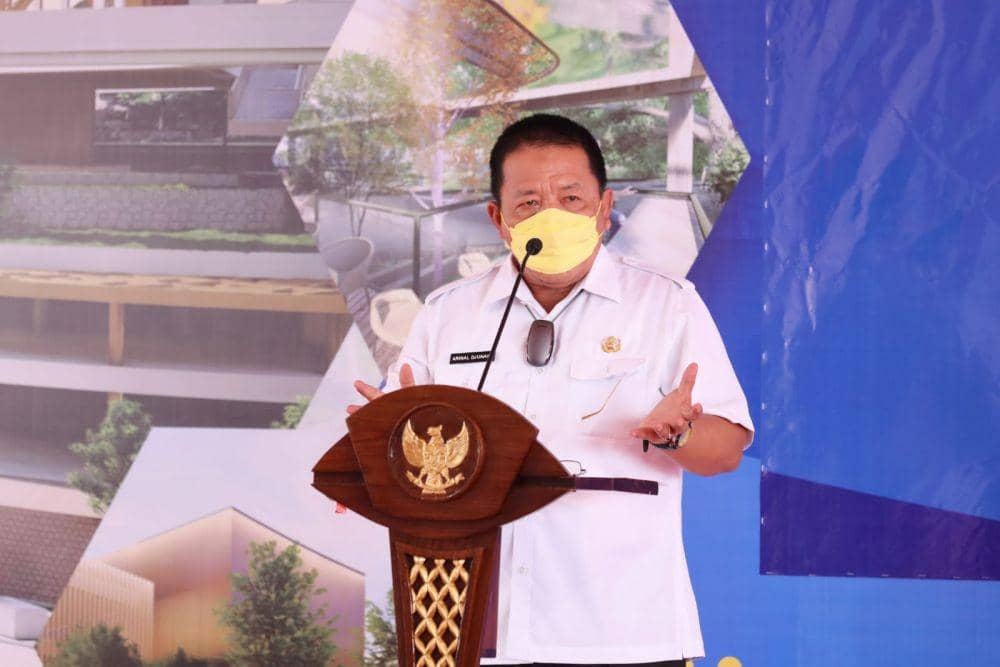 Pemerintah secara resmi memulai realisasi pembangunan proyek Bakauheni Harbour City (BHC) di Menara Siger. (IDN Times/Istimewa)