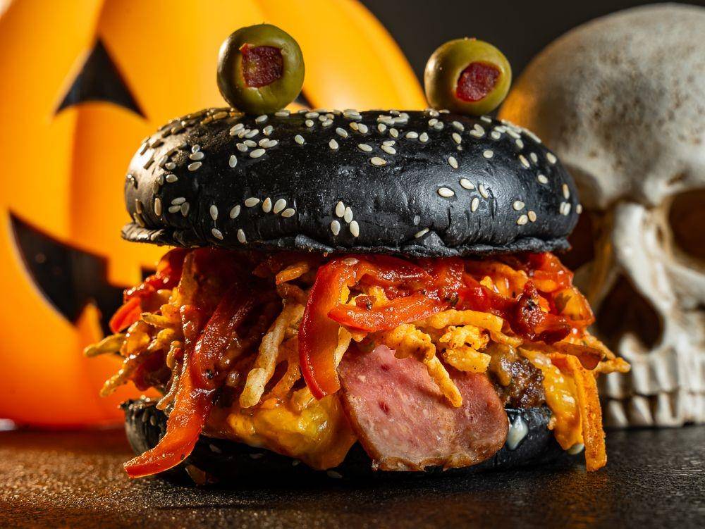 menu Black Society Lawless Burger