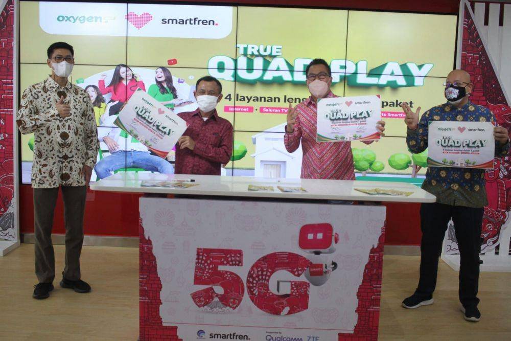 Smartfren dan  Moratel Hadirkan True QuadPlay Pertama di Indonesia