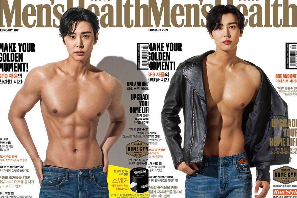 Jaeyoon SF9 saat menjadi bintang majalah Men's Health Korea. (instagram.com/menshealth__korea)