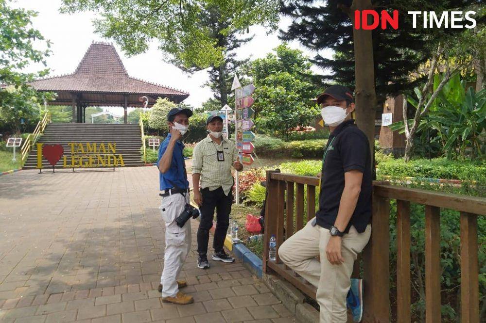 Suasana Taman Mini Indonesia Indah (TMII) pada Rabu (27/10/2021). (IDN Times/Dini Suciatiningrum)