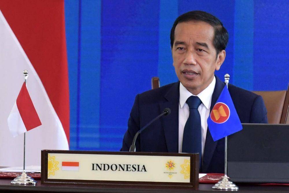 Presiden Jokowi hadiri KTT ASEAN-Jepang pada Rabu (27/10/2021). (dok. Biro Pers Kepresidenan)