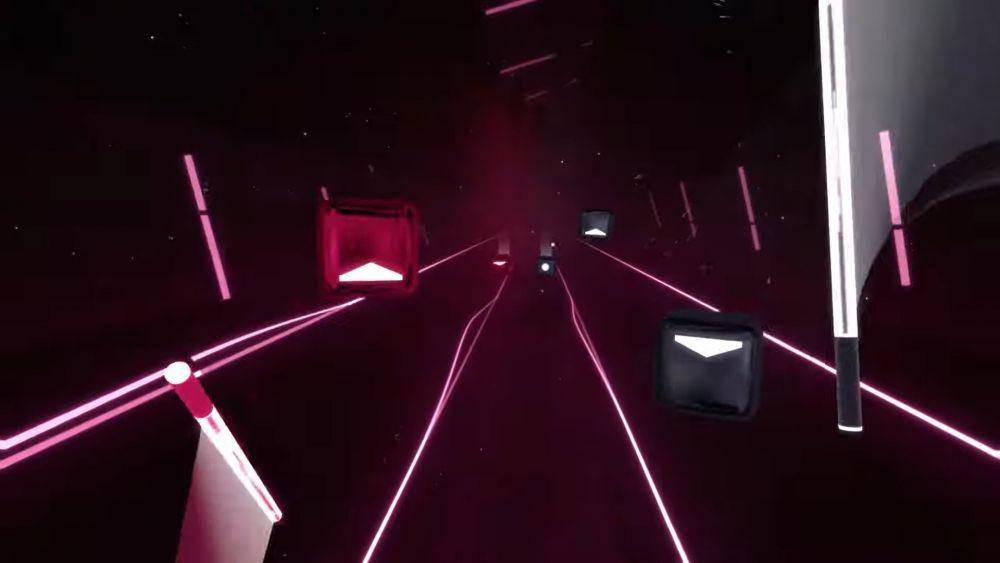 Pukul blok yang datang sesuai dengan arahnya (YouTube/Beat Saber Official)