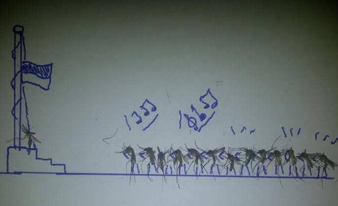 kelakuan koleksi nyamuk (Facebook/MEME COMIC LOVERS)