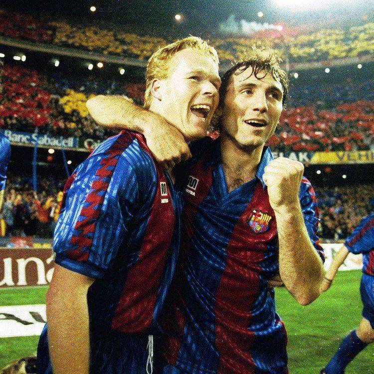 Ronald Koeman berseragam Barcelona. (instagram.com/ronaldkoeman)