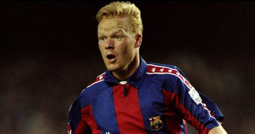 Ronald Koeman saat bermain bersama Barcelona. (tribuna.com)