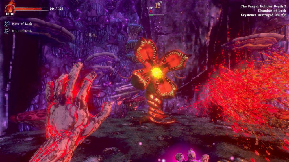 Into the Pit menawarkan gaya audio yang unik. (dok. Nullpointer Games/Into the Pit)