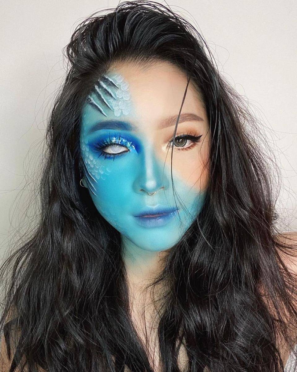 Makeup Sea Monster LUCA (instagram.com/CINDERCELLA)