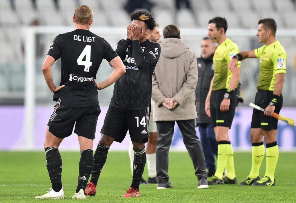 Para pemain Juventus usai dikalahkan Sassuolo di Serie A 2021/2022. (football-italia.net)
