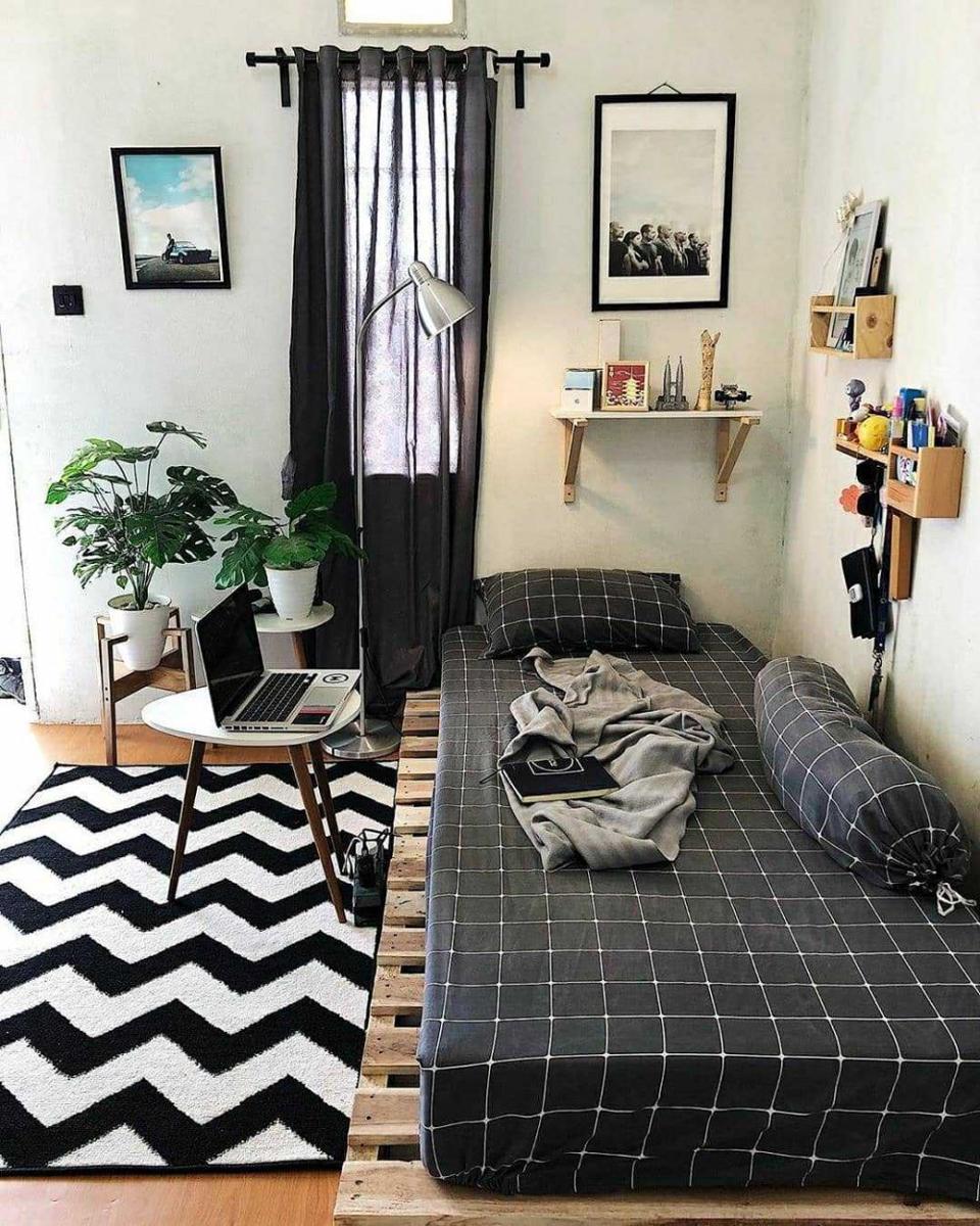 Ilustrasi kamar indekos (Instagram.com/rumahminimalis_id)