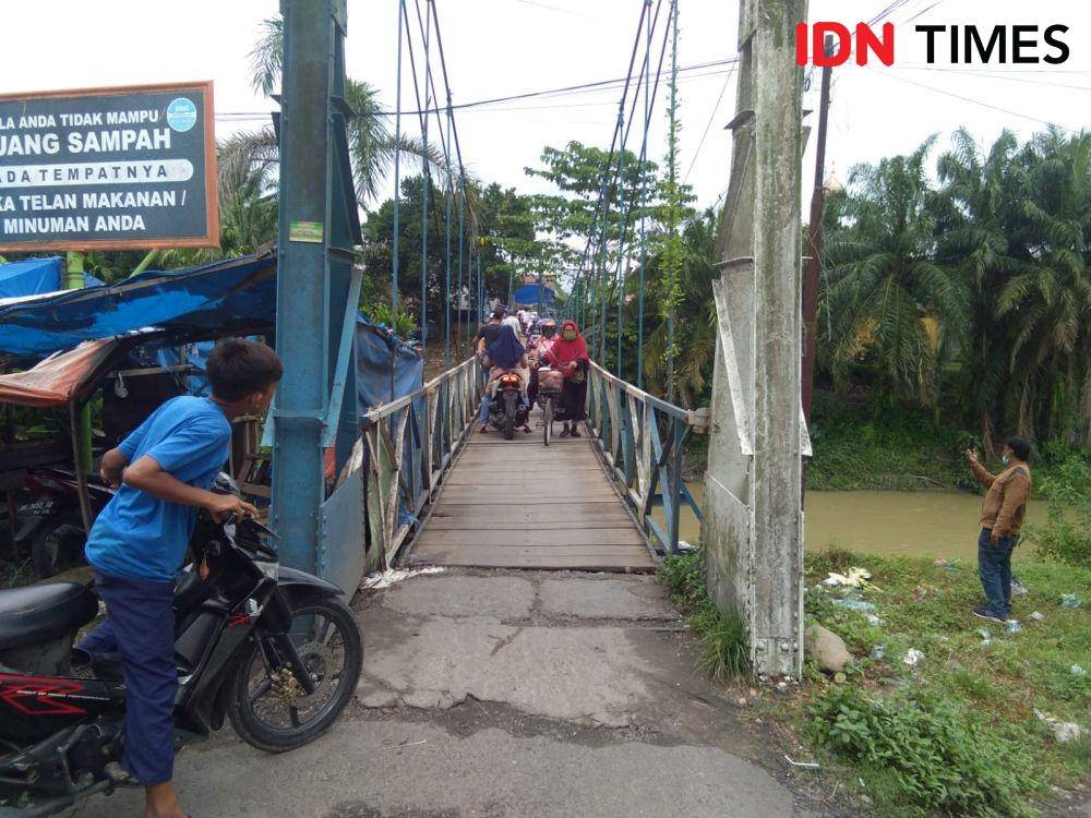 Jembatan yang memiliki nilai bersejarah di Binjai (IDN Times/ Bambang Suhandoko)