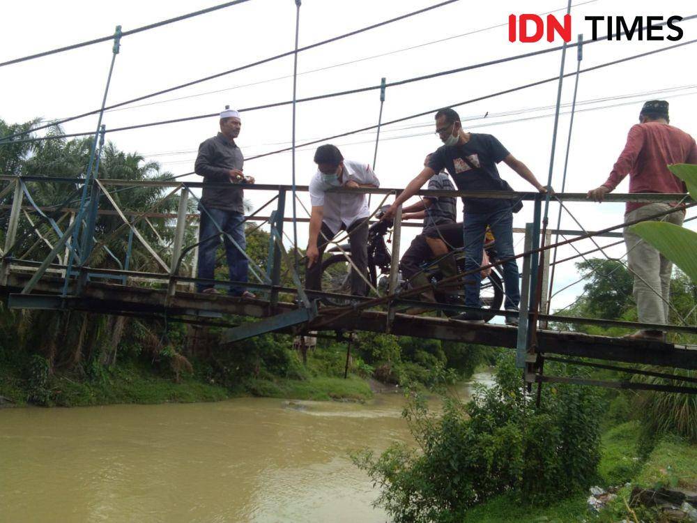 Jembatan yang memiliki nilai bersejarah di Binjai (IDN Times/ Bambang Suhandoko)