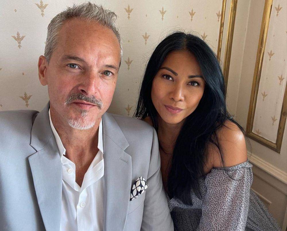Anggun C. Sasmi dan suami bulenya. (instagram.com/anggun_cipta)