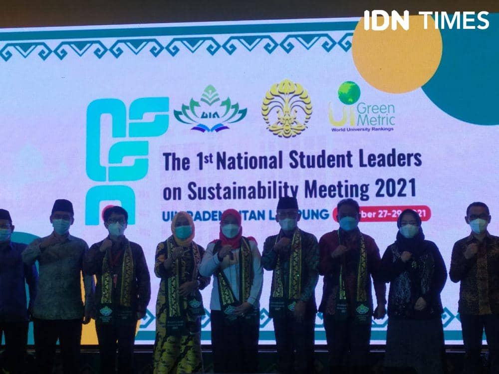 UIN Raden Intan Lampung terpilih menjadi tuan rumah penyelengara kegiatan The 1st National Student Leaders on Sustainability Meeting (NSLSM) 2021. (IDN Times/Tama Yudha Wiguna)