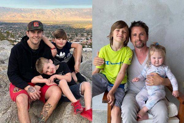 Kolase: Matthew Sanders/M. Shadows 'Avenged Sevenfold', Cash Sanders, Rivers Sanders (instagram.com/valarysanders) | Bingham Hawn Bellamy, Matthew Bellamy, Lovella Dawn Bellamy (instagram.com/elloelle)