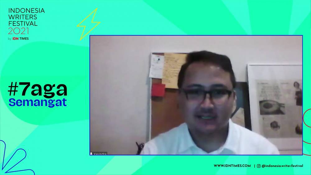 potret sesi Culinary Story Teller di IWF 2021 bersama Kevindra Soemantri (youtube.com/IDN Times)