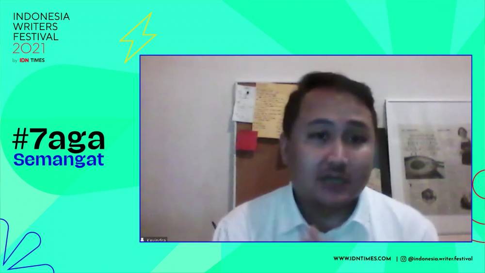 potret sesi Culinary Story Teller di IWF 2021 bersama Kevindra Soemantri (youtube.com/IDN Times)