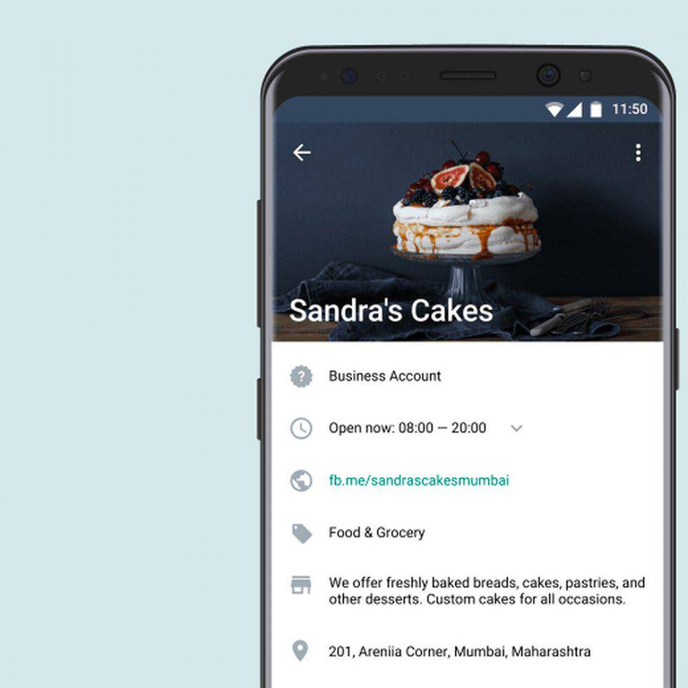 ilustrasi profile di WhatsApp Business (theverge.com)