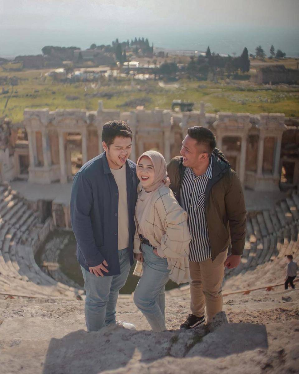Kesha Ratuliu, Adhi Permana, dan Sultan Harsya (instagram.com/kesharatuliu05)