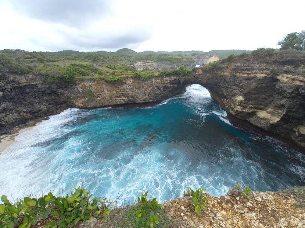 Potret Pantai Broken Beach (instagram.com/yeni_ariana)