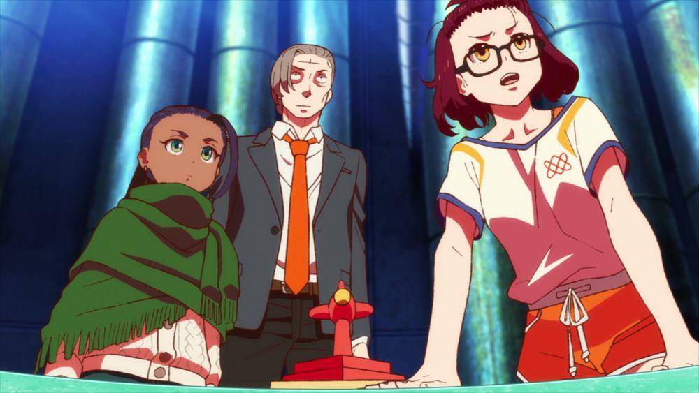 Lina, BB, dan Mei (dok. Studio Bones/Godzilla Singular Point)