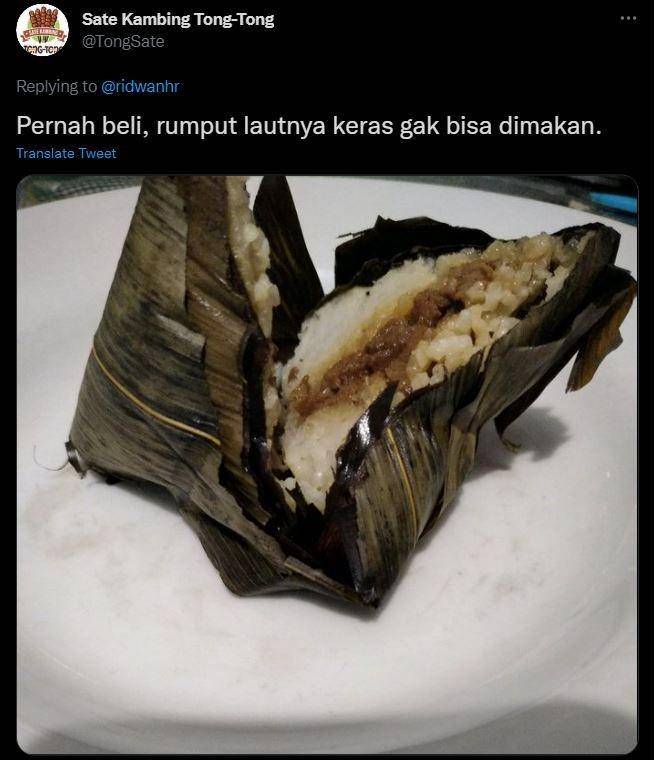 orang Indonesia makan onigiri (twitter.com/tongsate)