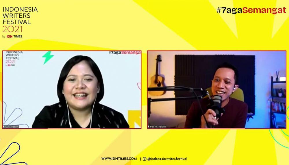IWF 2021: 5 Tips Melatih Kemampuan Menulis bagi Pemula ala Mas Aik