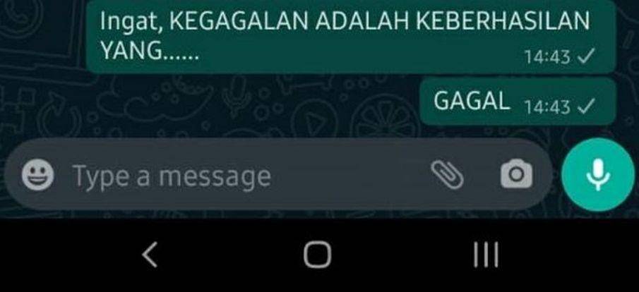 chat kirain mau dikasih motivasi (instagram.com/receh.id)
