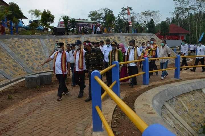 Wisata Embung di Desa Nibung Lampung Timur (IDN Times/Istimewa)