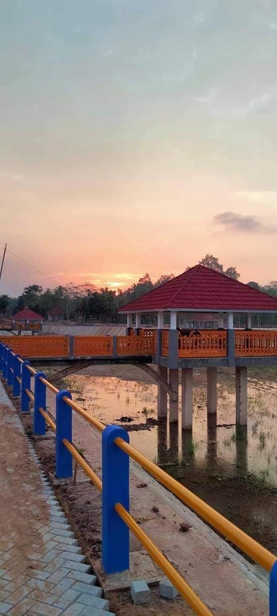 Wisata Embung di Desa Nibung Lampung Timur (IDN Times/Istimewa)