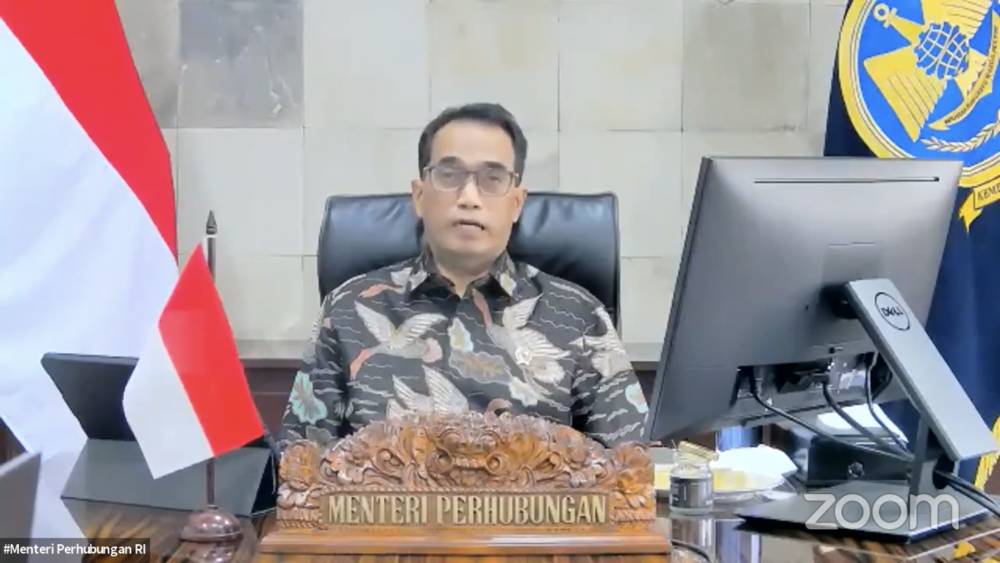 Menteri Perhubungan (Menhub), Budi Karya Sumadi (dok. Youtube BMKG).