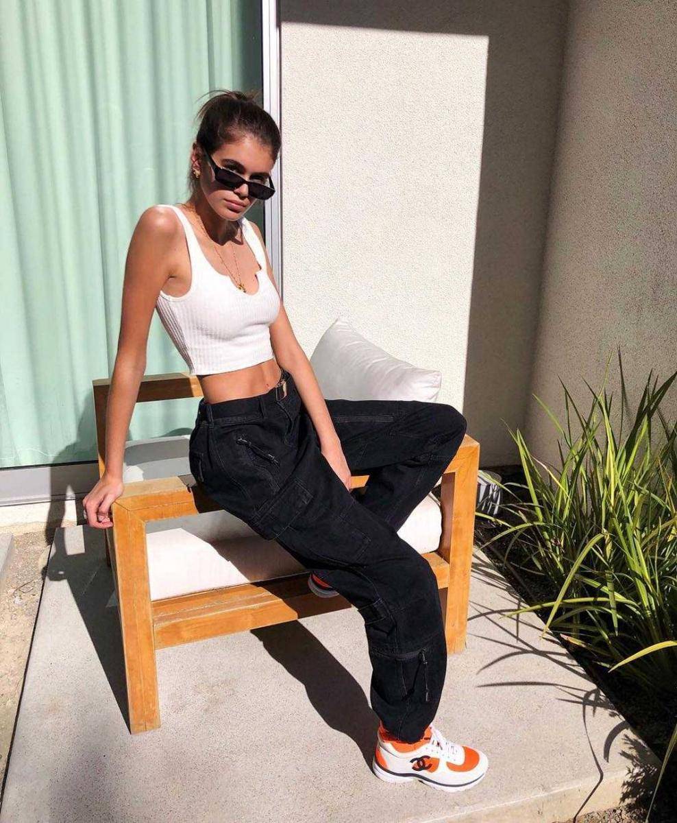 Off-Duty Style ala Kaia Gerber (instagram.com/kaiagerber)