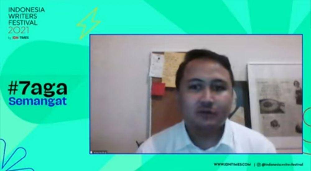 Kevindra Soemantri di IWF 2021, Kamis (28/10/2021) (youtube.com/IDN Times)