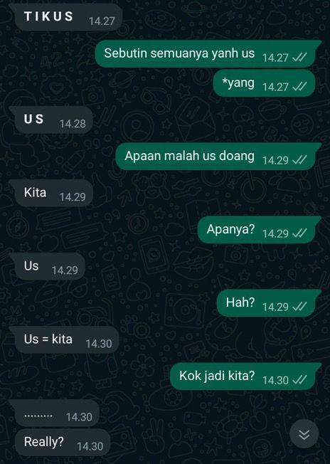 chat salah sangka (twitter.com/zenyra_zen)