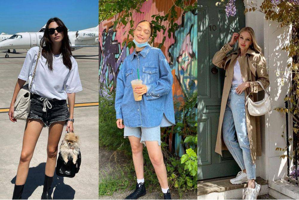 Off-Duty Style ala Supermodel (instagram.com/vittoria | instagram.com/gigihadid | instagram.com/leoniehanne)