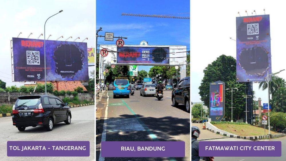 Perusahaan media iklan luar ruang atau Out of Home (OOH) Prisma Advertising  memperkenalkan iklan augmented reality (Dok. Prima Advertising)