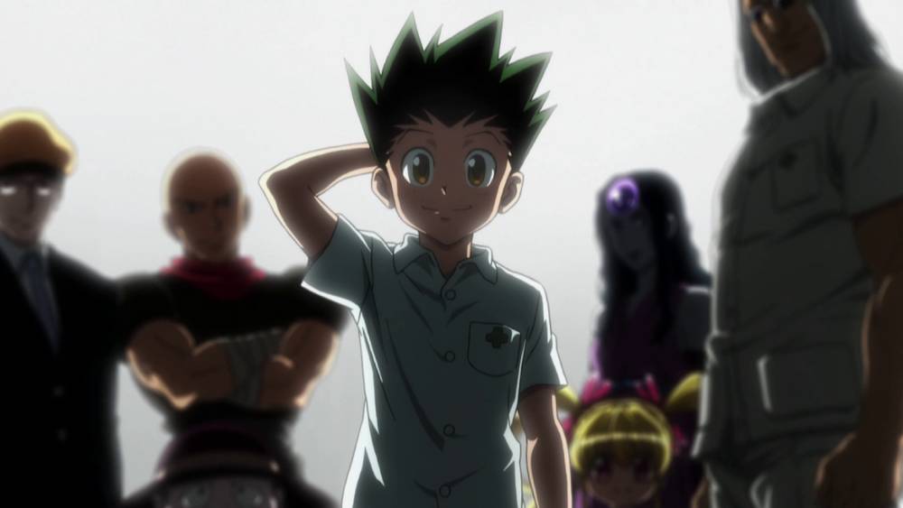 Gon setelah disembuhkan oleh Nanika. (dok. Netflix/Hunter x Hunter)