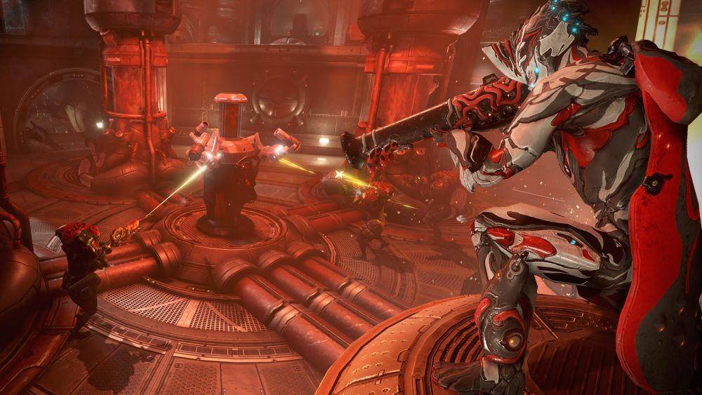 Warframe memberikan pengalaman bertarung yang luwes (dok. Digital Extremes/Wawrframe)