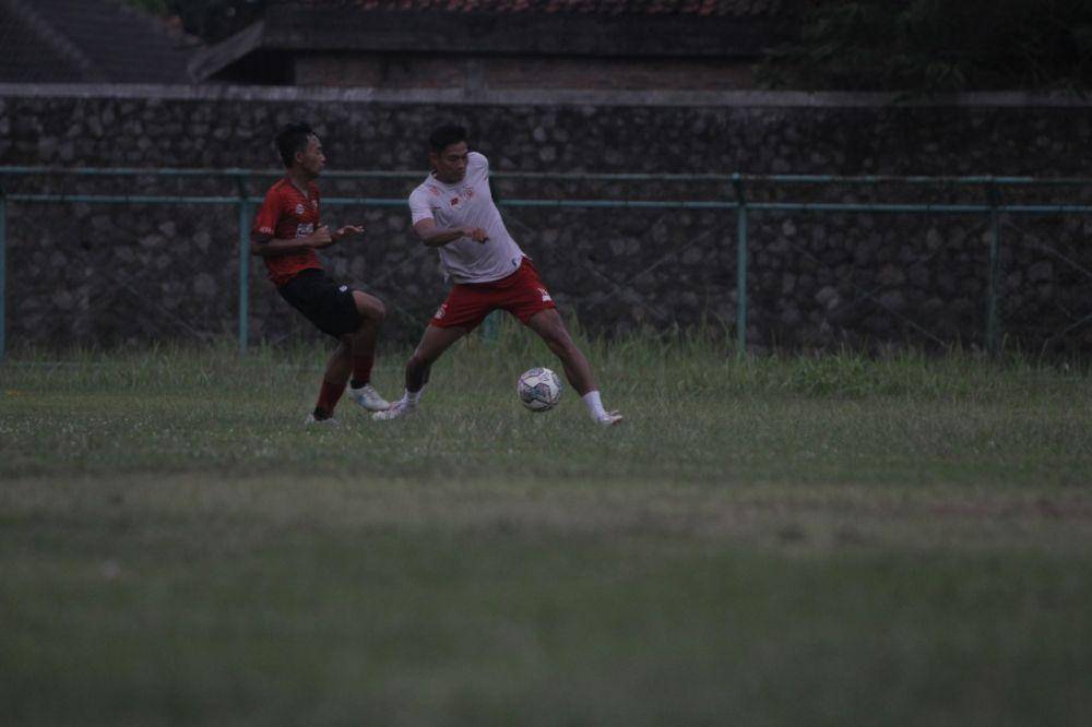 Pemain Persik Kediri saat berlatih. IDN Times/ persikofficial