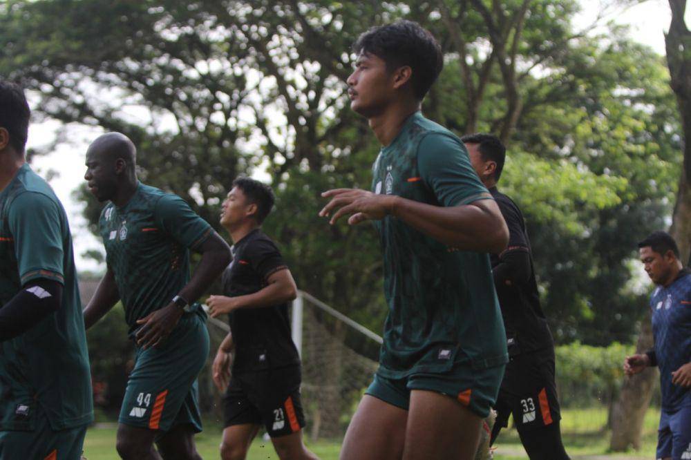 Pemain Persik Kediri saat berlatih. IDN Times/ persikofficial
