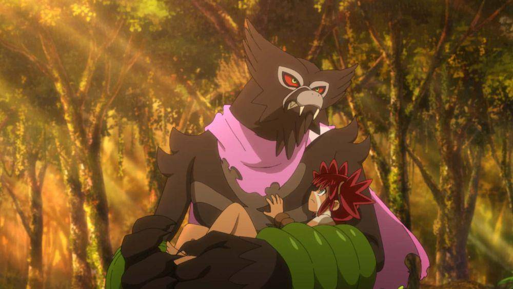 Zarude dan Coco (dok. Studio OLM/Pokémon the Movie: Secrets of the Jungle)
