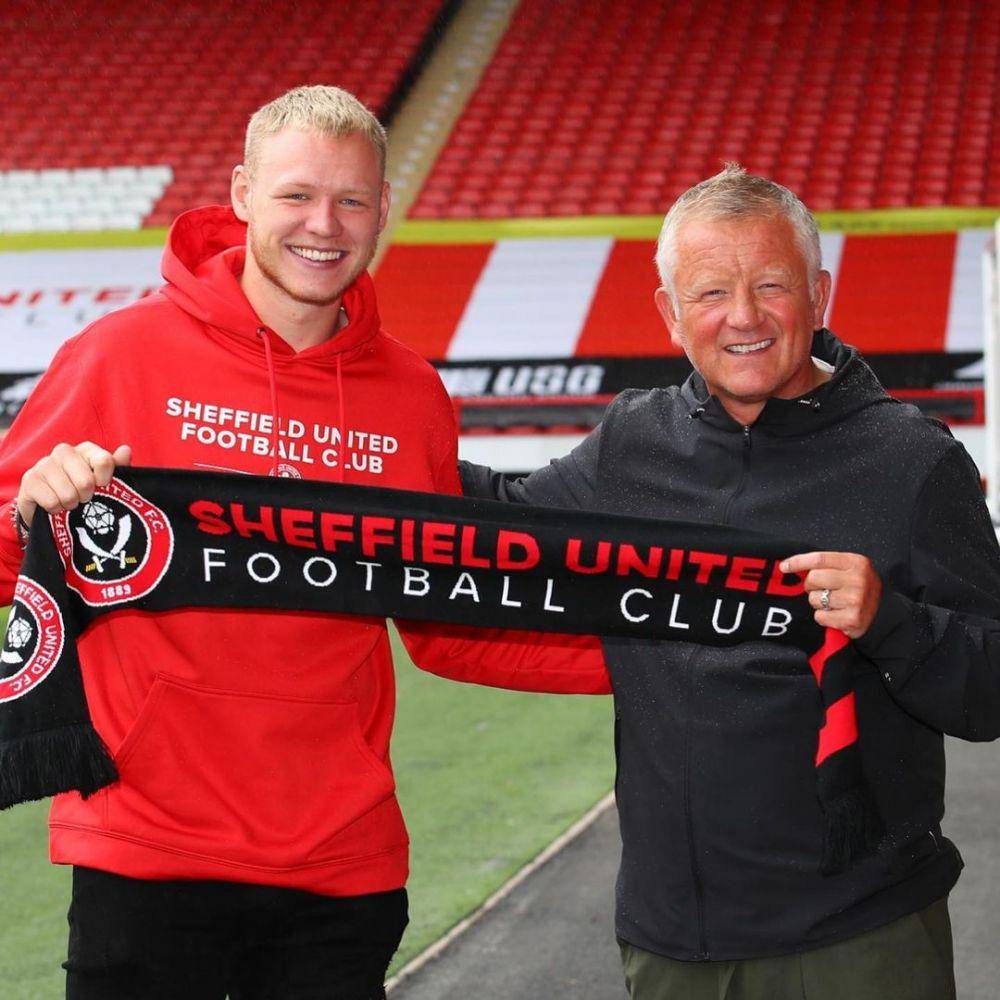 potret Aaron Ramsdale bersama Chris Wilder (instagram.com/aaronramsdale)