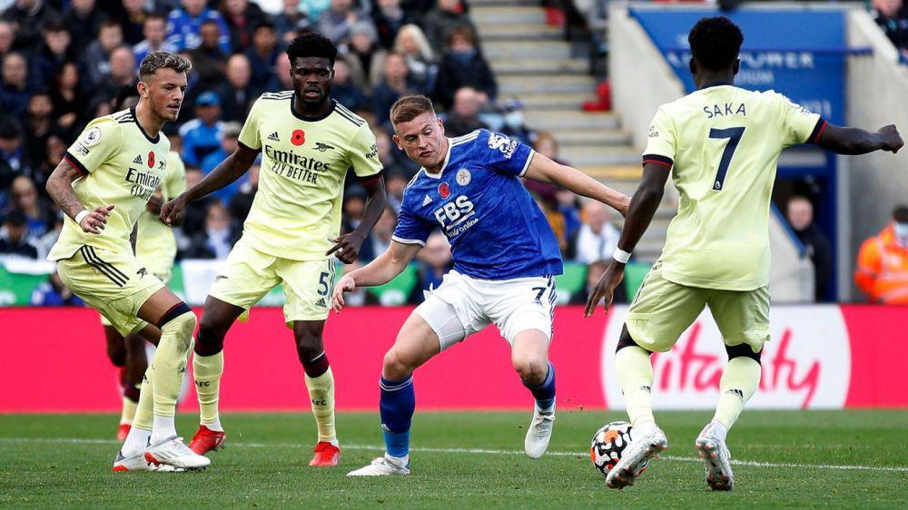 potret duell Leicester vs Arsenal (premierleague.com)