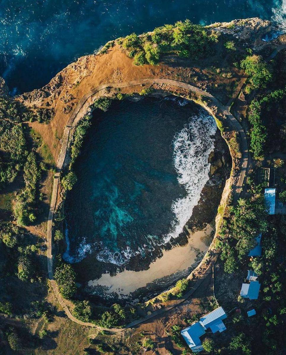 Potret Pantai Broken Beach (instagram.com/nusapenidawanderingtour)