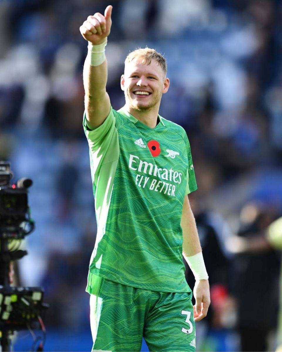 potret Aaron Ramsdale seusai laga (instagram.com/arsenal)